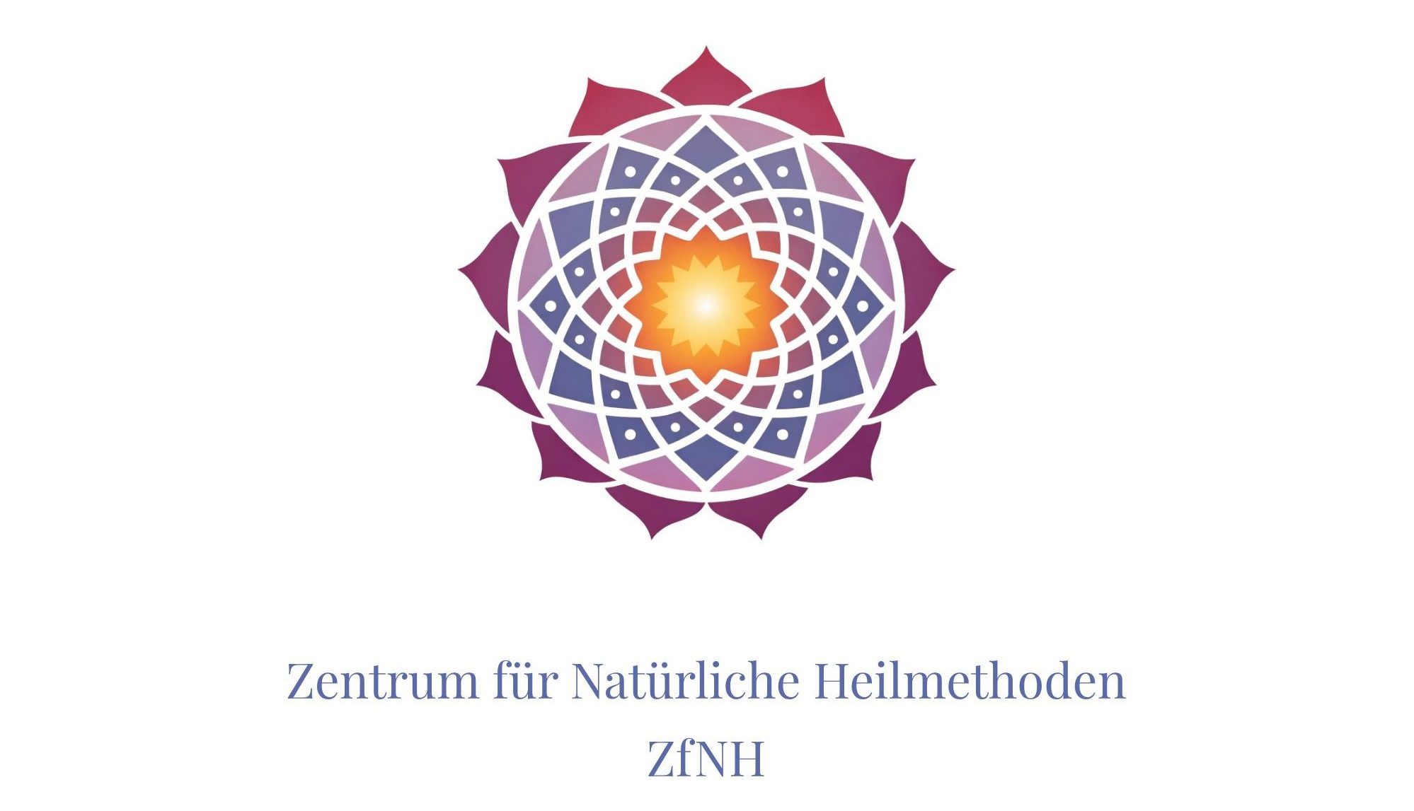 Rundes Logo von ZfNH, dem Zentrum für Natürliche Heilmethoden in Lustadt.